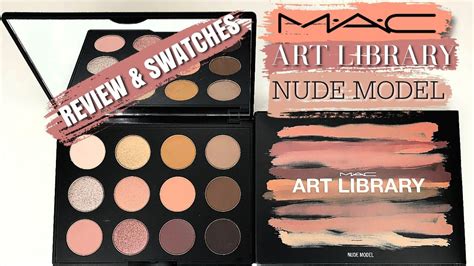 MAC Nude Model Art Library Palette Review & Swatches